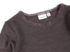 Name It sparrow hulmønster bluse merinould